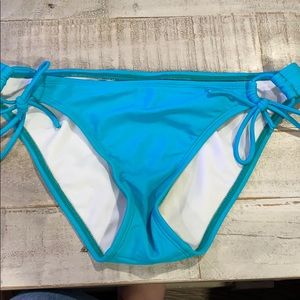 Blue bikini bottoms